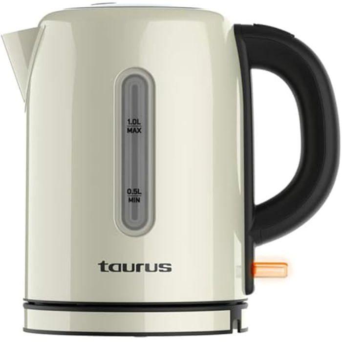Bouilloire - TAURUS - VINTAGE COMPACT - 1L - 2400W - Inox Crème