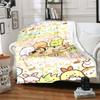 1pc Blanket Sumikko Gurashi2 Print Design, Lightweight Blanket for Sofa, Bed- Soft &Warm, Gift for All Seasons like Christmas, Halloween