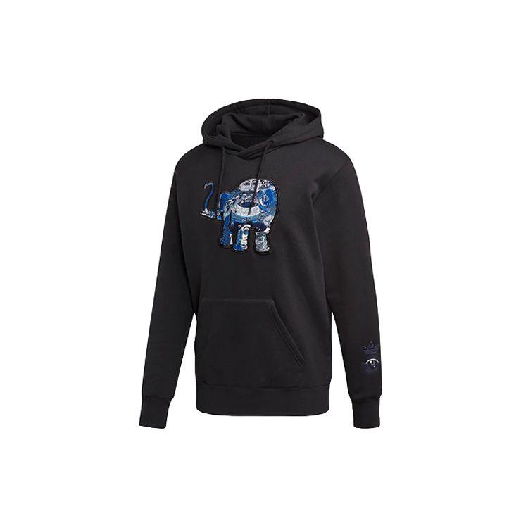 adidas Originals × Keiichi Tanaami Men s Black Hooded Sweatshirt ED9351 XS