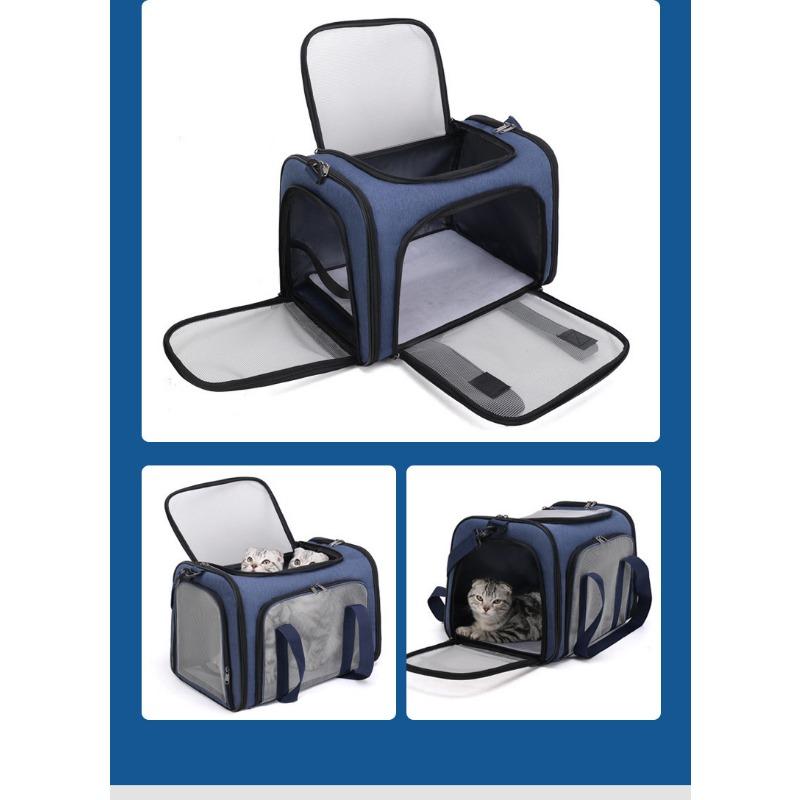 Breathable Cat Bag Large Capacity Pet Bag Cat and Puppy Backpack Single Shoulder Cross-shoulder Handbag