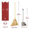 Outdoor Heavy-Duty Broom and Dustpan Set