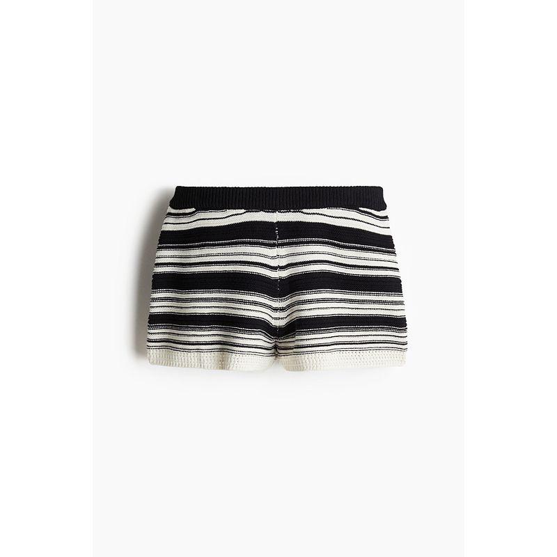 

HM 2025 Women s Autumn New Arrival Double Back Knitting Mini Shorts 1275345