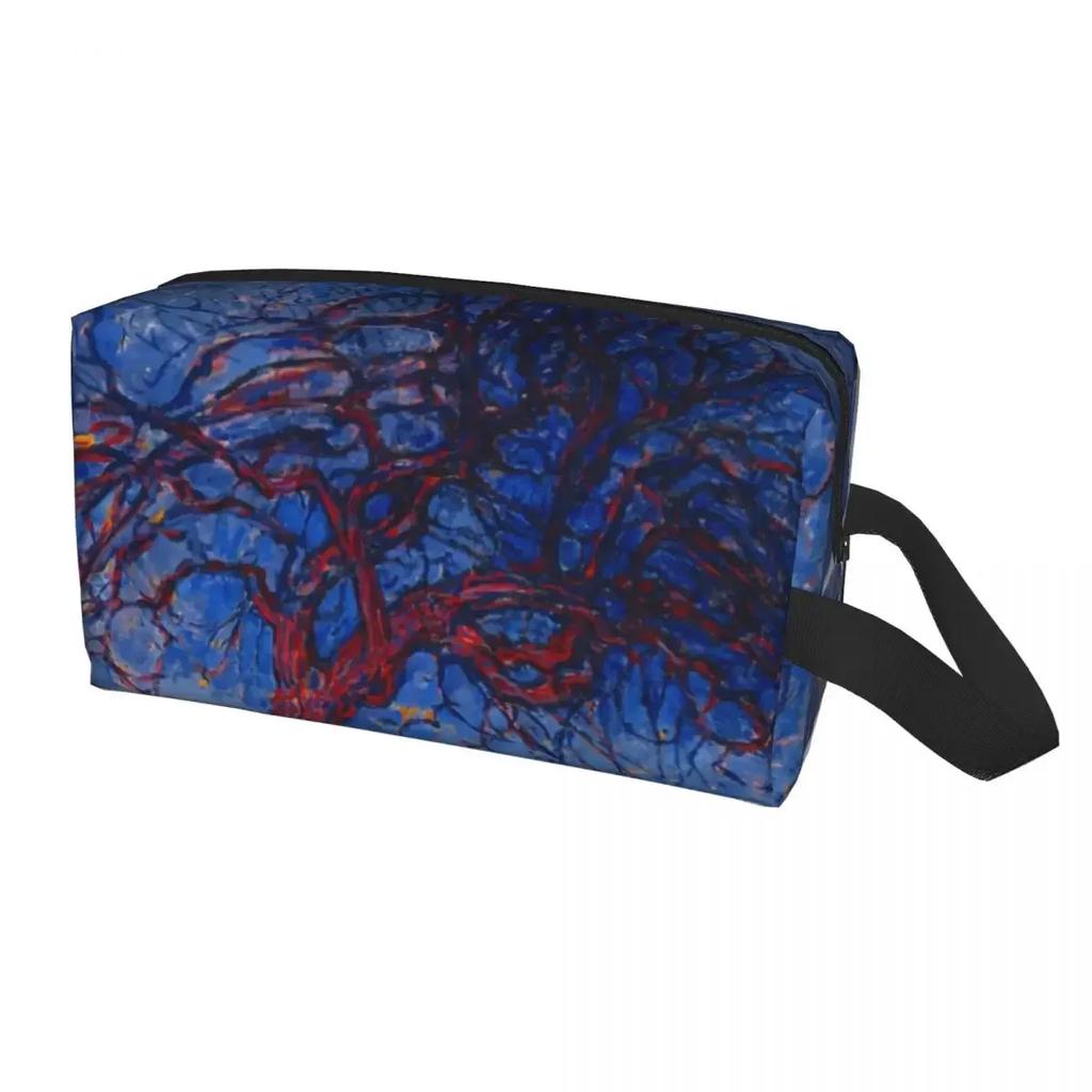 Cestovní Piet Mondrian Minimalistický De Stijl Toaletní taška Móda Moderní umění Organizér na make-up a kosmetiku Krása Úložný prostor Pouzdro Dopp Kit