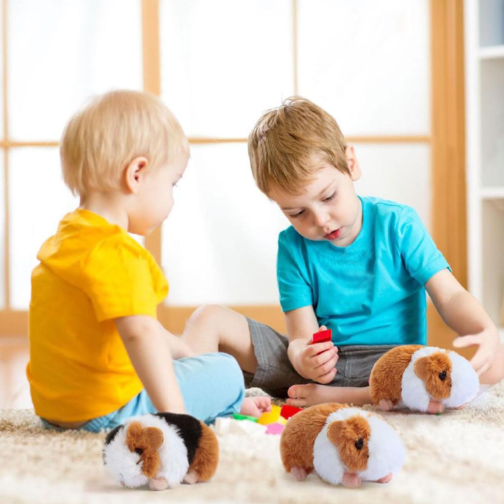 Set of 2 Cute Guinea Pig Stuffed Animals with Small Plush Toys for Party Gift Carnival and Birthday Gifts [Litherr S] Chains, Favor, Bags, Prizes,