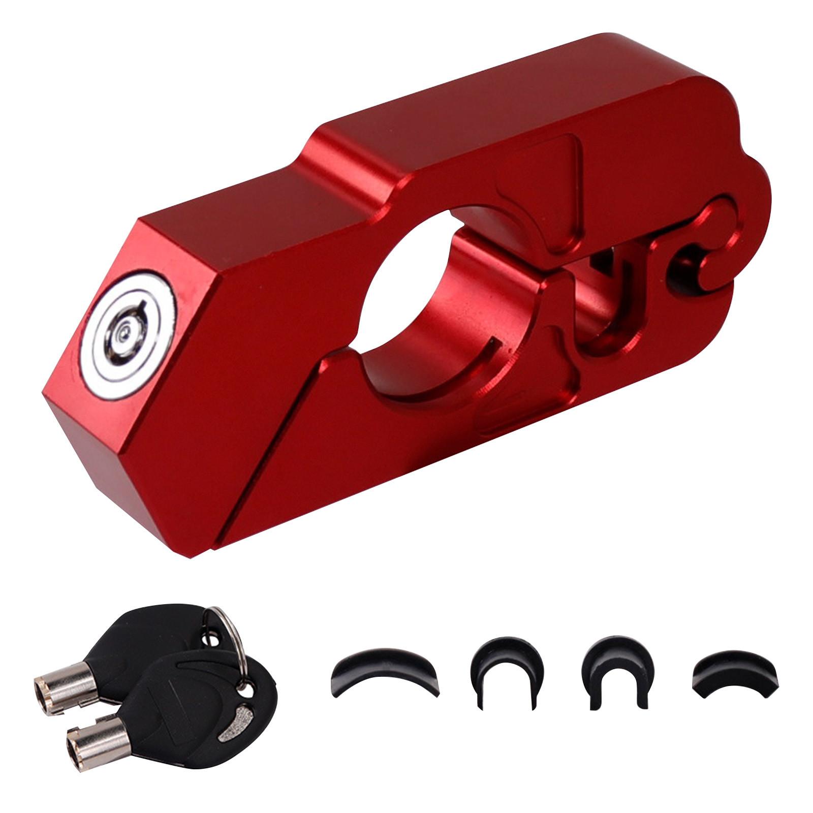 

Замок на руль мотоцикла A Grip Замок дроссельной заслонки и тормоза для защиты мотоциклов, мопедов, скутеров, квадроциклов, дорожных мотоциклов, внедорожных мотоциклов, мотоциклов менее чем за 5 секунд One Size красный