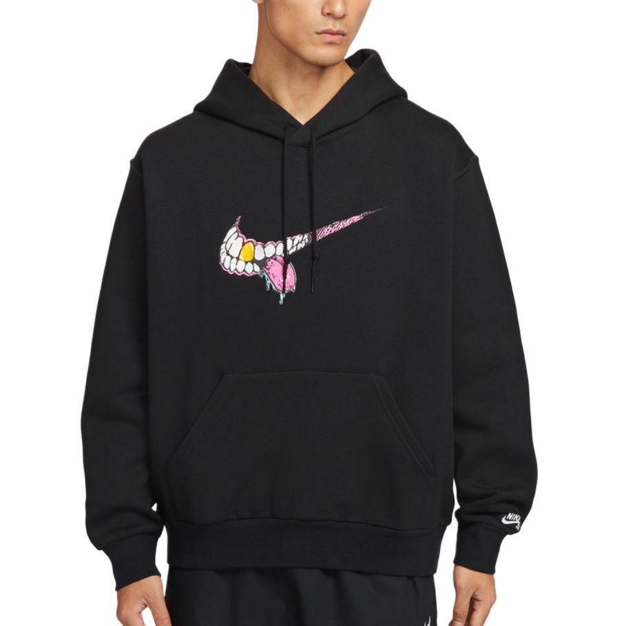 Nike SB Men s Skate Pullover Fleece Hoodie Black HV0250-010 S