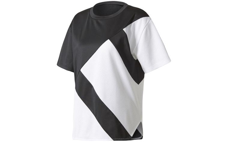 Adidas Originals Drop Shoulder Sleeve T Shirt Women s Black White BP5106 34