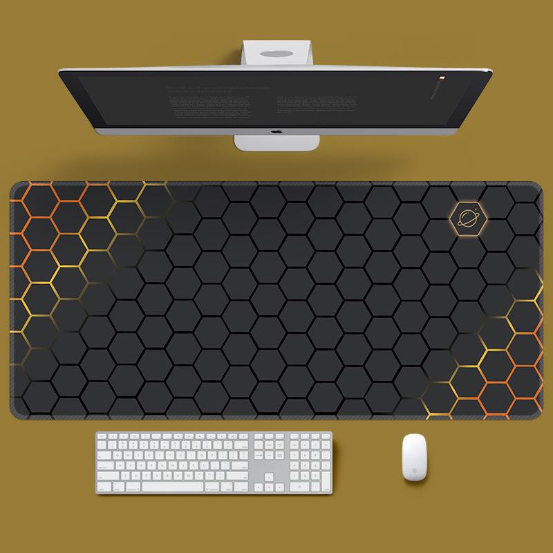 

Очень большой нескользящий игровой коврик для мыши для общежитий - Толстый, прочный дизайн для клавиатур и ноутбуков 1000x500x3mm