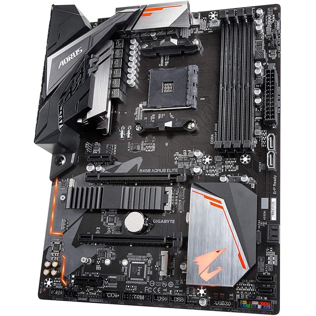 Gigabyte Płyta główna B450 AORUS ELITE ATX Gaming AMD B450 MB4624 [Z chipsetem]