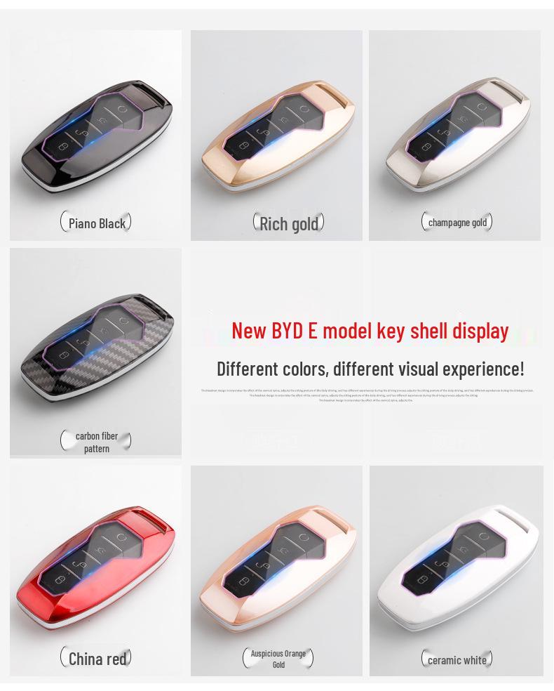 BYD Key Case for Seal, Han EV, Song, Yuan Plus, Song Pro, Qin, Tang DMi, Dolphin, Seagull, E2 - Unisex