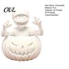 Personalisiertes Geschenk für Erwachsene 3D-gedruckte Kürbisjunge Figur, Ungemalte weiße DIY-Statue, Moderne minimalistische Raumdekoration Halloween Mumien-Skulptur,