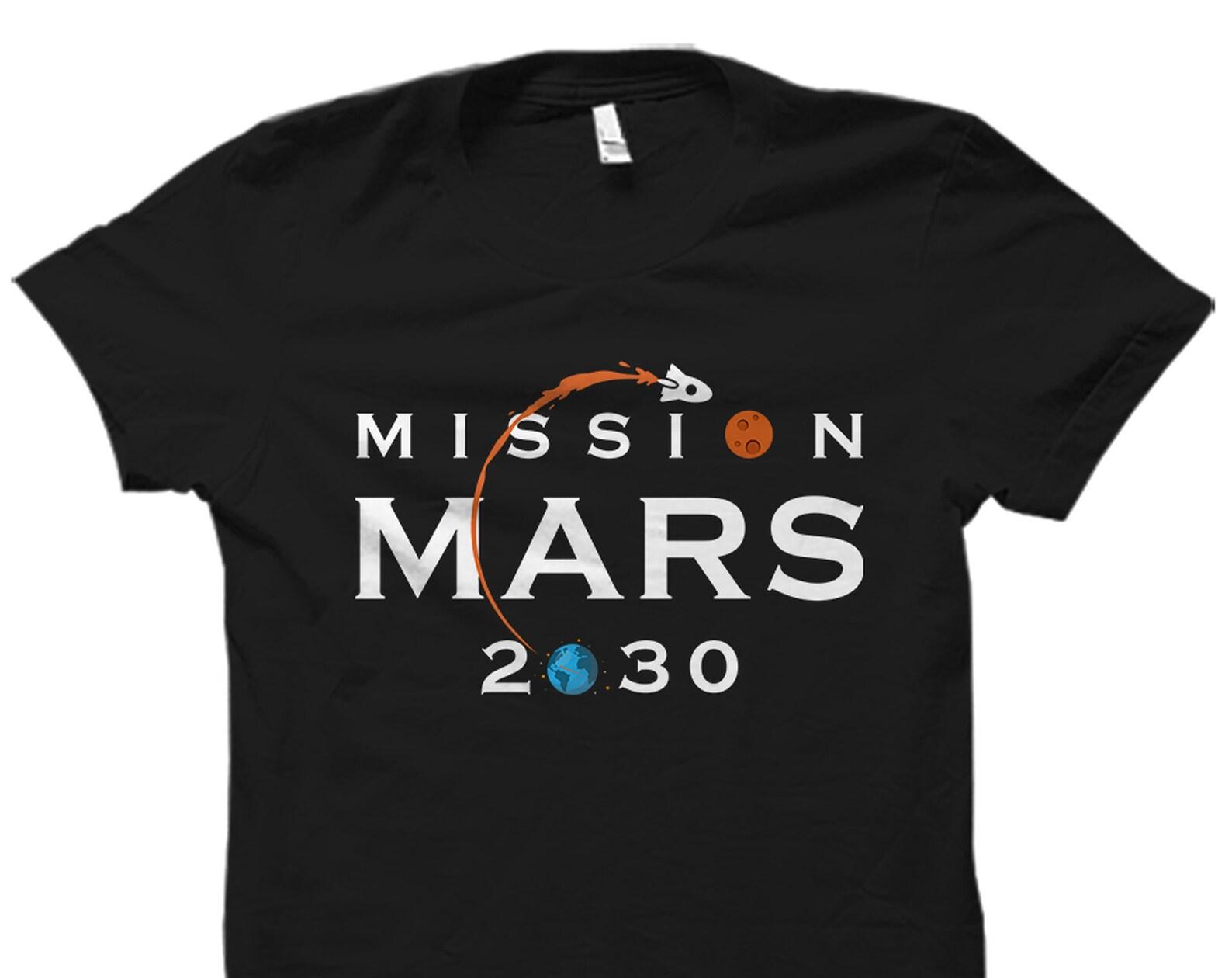 Mars Shirt Mars T-Shirt Astronaut Shirt Occupy Mars T-Shirt Mars Planet Tee Space Shirt Mission Mars Shirt Space Explorer Shirt #OS3035 4XL