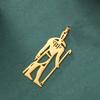 Dawapara Egyptská Astrologie Bůh Hórus Anubis Přívěsek DIY Příslušenství Amulet Odvahy Vůle Šperky z Nerezové Oceli