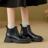 New Style Ankle Boots for Autumn and Winter, Fashionable and Versatile, Thick-soled Women's Shoes