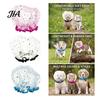 Breathable Mesh Snout Guard 6Pcs Dog Head Covers, Muzzles, Prevent Eating Off Ground, Lightweight Pet Training Headgear Soft Anti Safety Hood