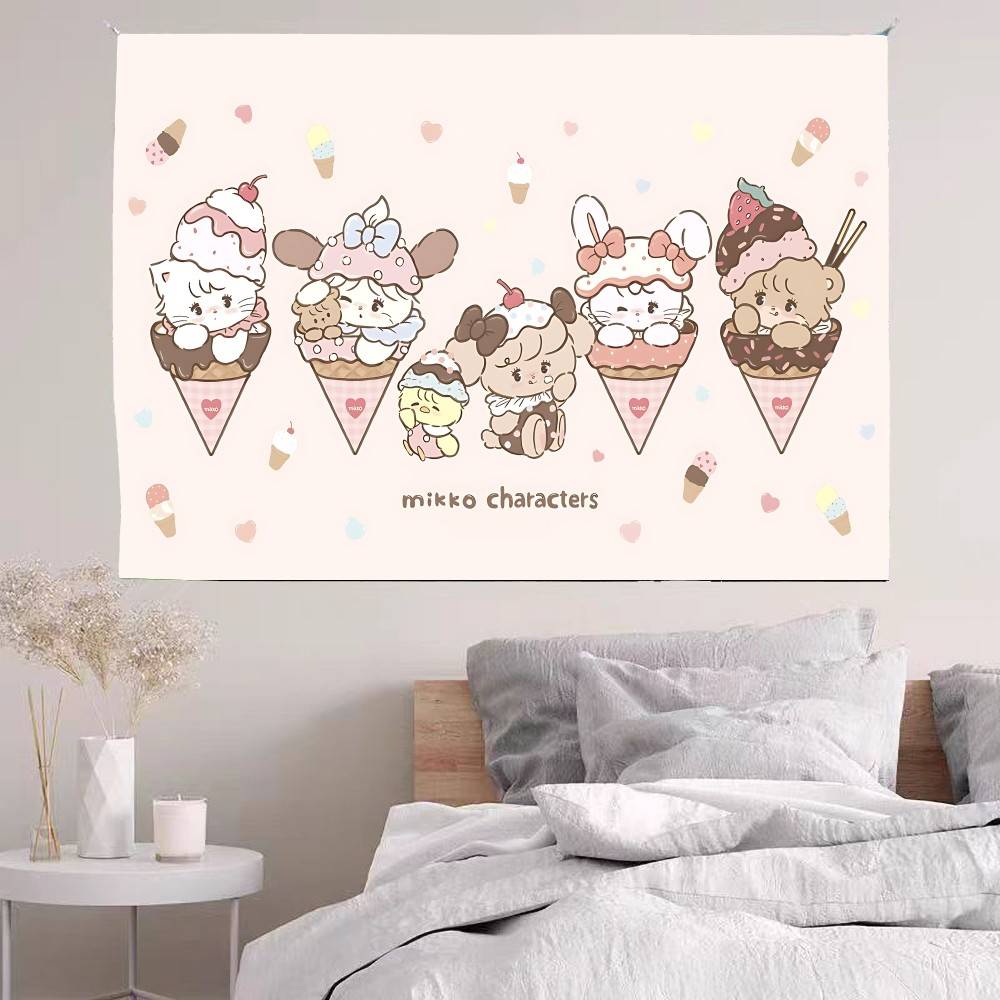 MMikko CCharacters Tapestry Customizable Tapestries Of Various Styleswall Hangings Celebrity Photo Printingwall Hangings