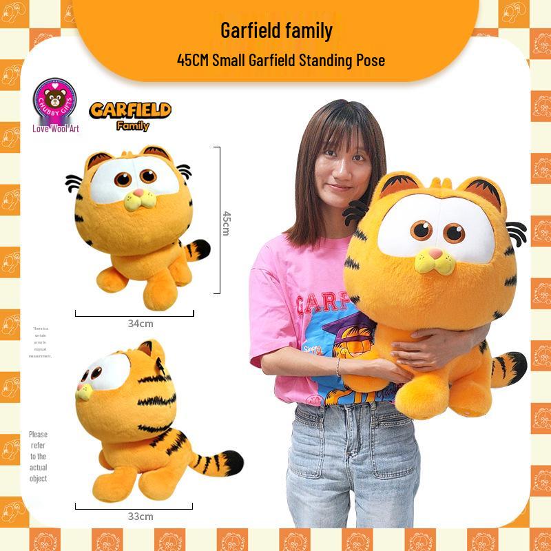 Genuine Garfield Plush Toy - Customizable Corporate Gift & Pendant