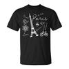Paris Eiffel Tower Pattern Tshirt Unisex Printed France Tees Tops Unisex Summer Casual Short Sleeve French Souvenir Tshirts