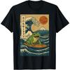 Frog Surfing Japanese T-Shirt
