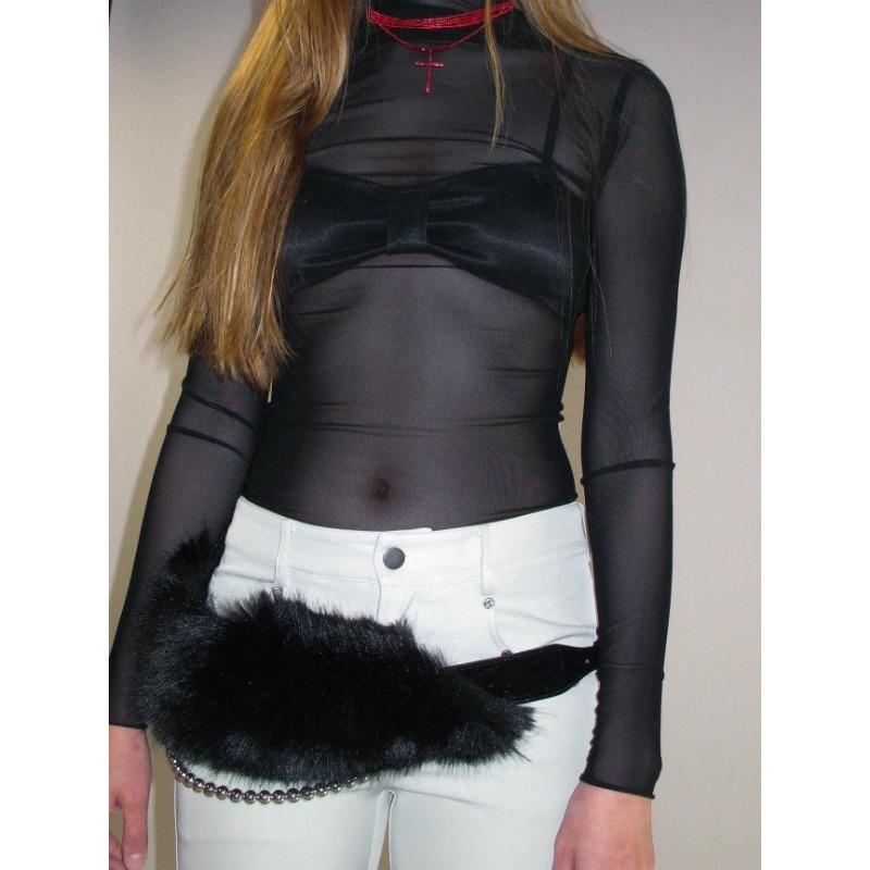 

Весна Новый Стиль Меховой Пояс, Ретро Меховой Пояс 97CM