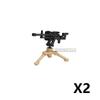 Military Building Blocks Soldier 88mm Flak Gun Cannon Rocket Artillery Military Army War Weapons NSV Backpack Assembly Brick Toy