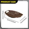 Bread Basket Fruit Woven Look Suitable for Decor Bedroom Pool