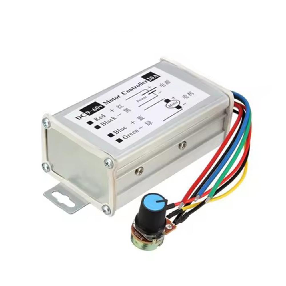 Stepless DC Motor Speed Controller DC 9-60V Max 20A Motor Pulse Width Modulator Regulator PWM DC Motor Driver Speed Controller