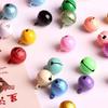 14mm Colorful Metal Bell Keychain & Pet Decoration Ornament