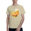1 Piece Fast Food Funny Graphic 100 Cotton Tshirt Cheeseburger Tops Tees For Unisex