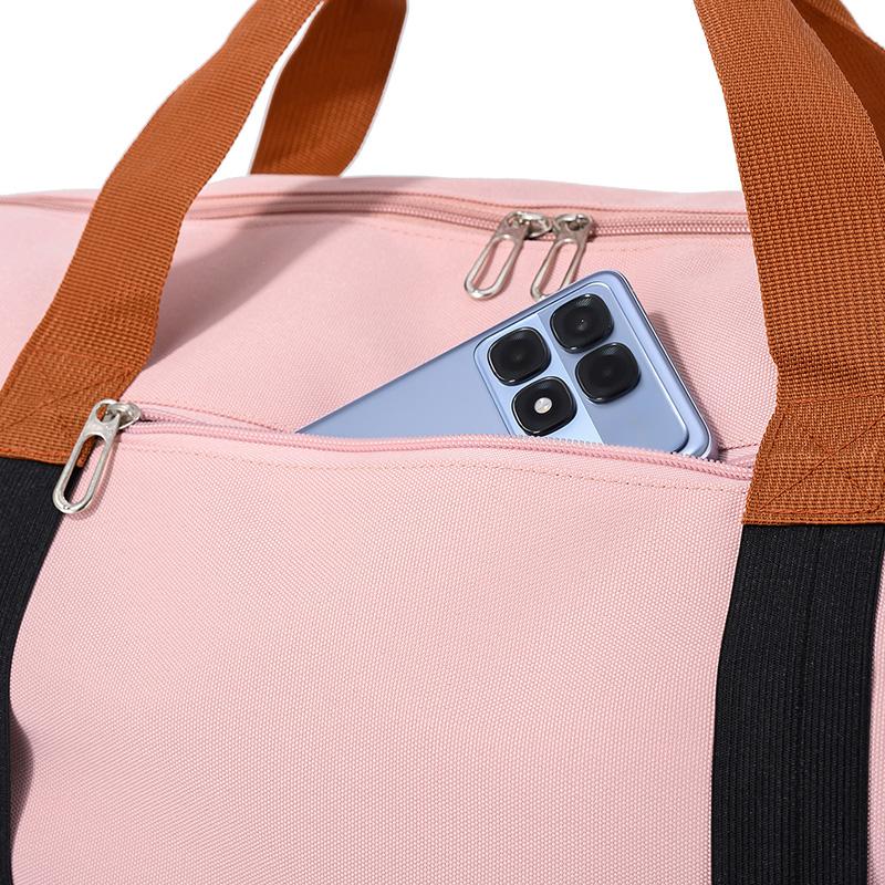 Large Capacity Versatile Travel Bag with Shoe Compartment - Durable Oxford Fabric, Portable Sports Gym Storage Bag, Weekender Overnight Bag