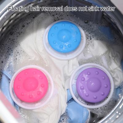 Yousheng 4Pcs Hair Catcher Floating Mesh Washing Machine Hair Removal Mesh Bag Reusable Sustainable Laundry Lint Traps