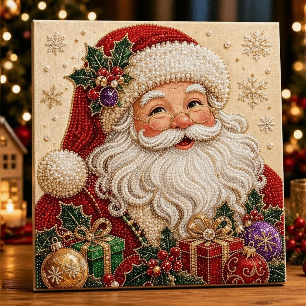 Wall Art Diamond Painting Kit Relaxing Activity DIY Craft Kit Christmas Holiday Decor