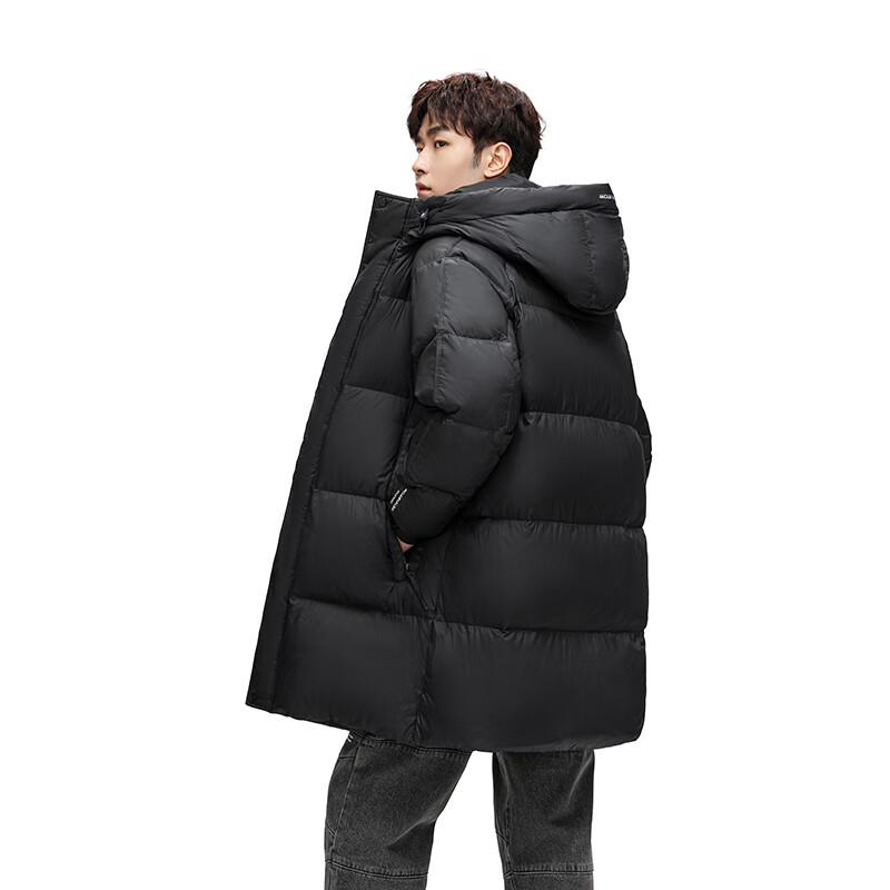 YAYA Men s 2024 Fall/Winter Loose Hooded Down Jacket 180/96A