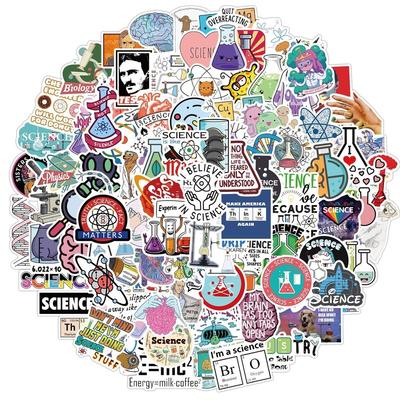 10/50/100ks Chemie Věda Graffiti Samolepky Vodotěsné Kytara Laptop Podložka Telefon Hrnek na vodu Kufr Skateboard Novinka