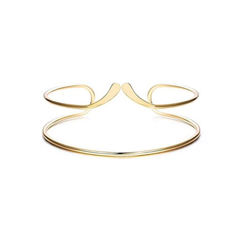 Punk Coiled Adjustable Arm Armband Bangle Women Jewelry Egypt Adjustable Arm Cuff Armlet