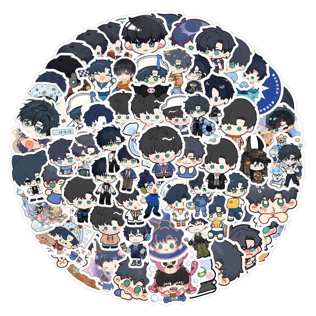 104 New Xiao Yi QQ People Graffiti Stickers Decorate Refrigerator Scooter Personalized DIY Stickers