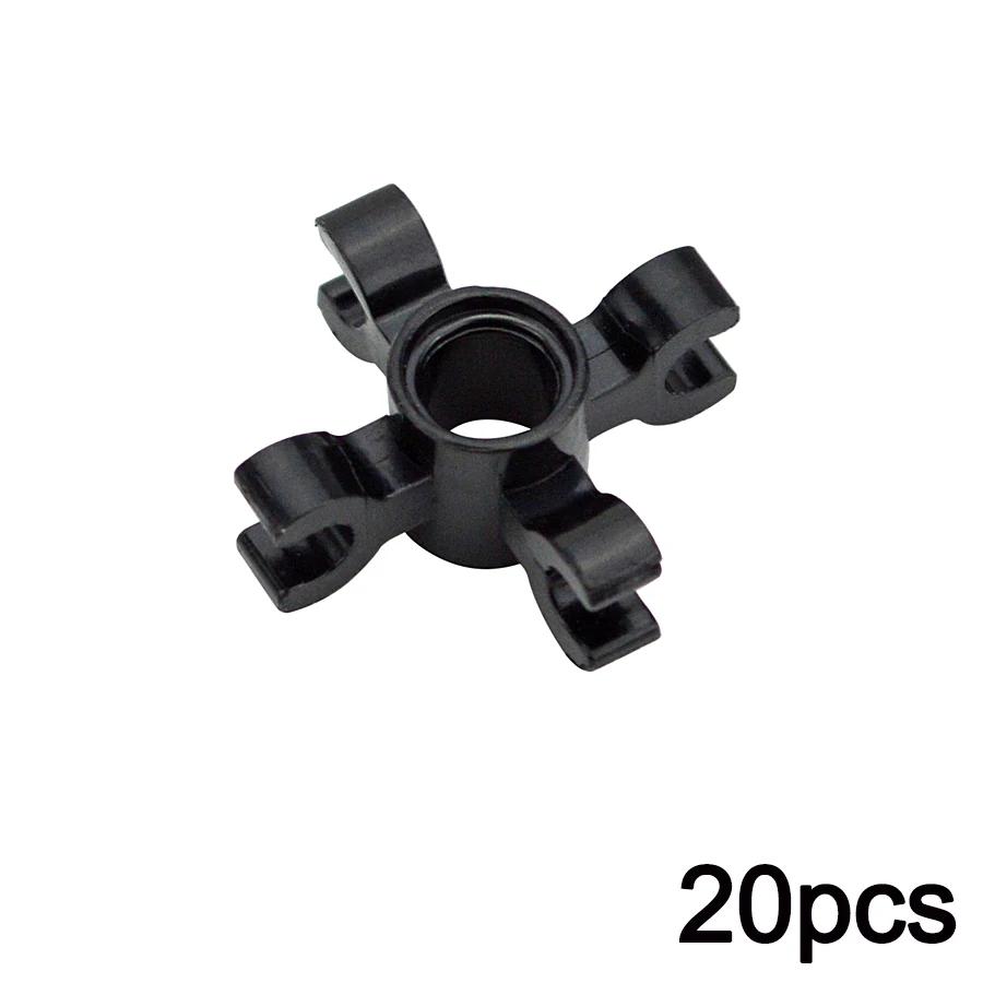 

DIY Building Block 20Pcs MOC High-Tech Part 90202 Pin Connector Round with 4 Clips (Horizontal Grip) Brick Particle Kid Toy Gift