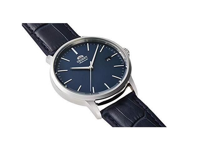 Orient Contemporary RN-AC0E04L Mechanical Automatic Watch Navy Leather Band 40mm