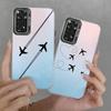 For Redmi Note 11 11S 14 13 Note14 Note13 Pro 5G 4G Case Shockproof TPU Soft Bumper Hard Back Cover Love Heart Aircraft Fundas