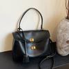 Women's High-Quality Soft Top Handle Bag, Simple and Spacious, Stylish Underarm Over-the-Shoulder Commuter Crossbody Bag