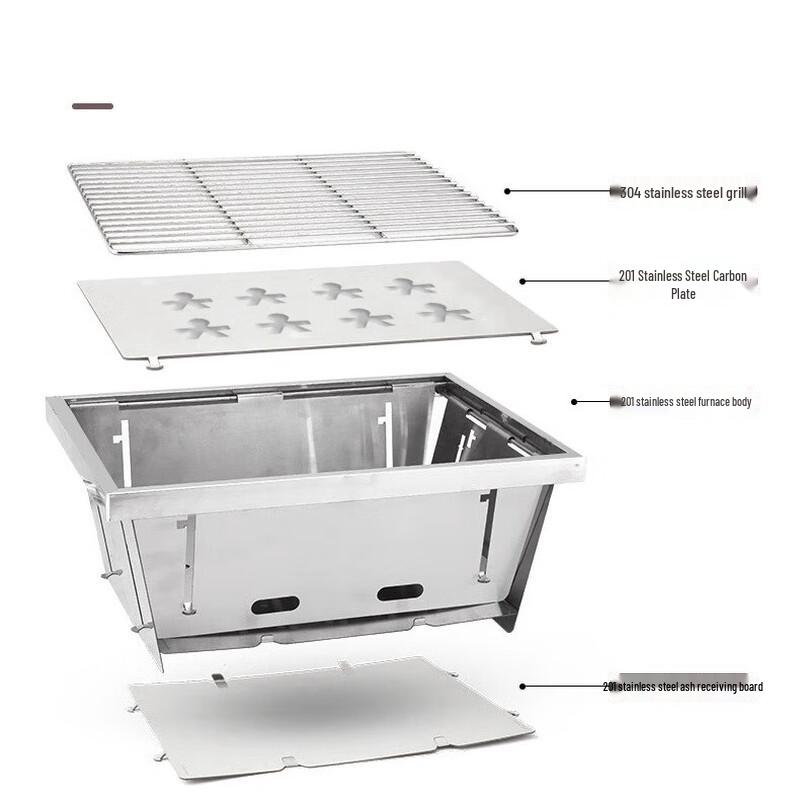 IGT Outdoor Portable Foldable BBQ Grill 1