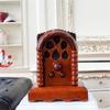 Antique 1/12 Scale Wood Miniature Radio Model Figure For Dollhouse Scene Decoration And Collectible Room Display