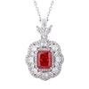 Autumn And Winter Jewelry High Carbon Diamond Ice Flower Cut Copper Inlaid Square Set Main Stone 8 * 10