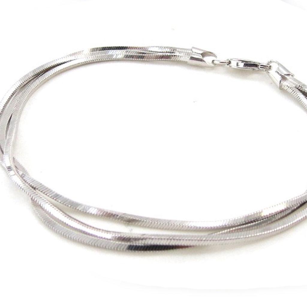 Les Trésors De Lily [F0347] - Silver Bracelet 'Kenya'