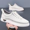 Herren Freizeitsportschuhe 2025 Herbst Outdoor Casual Modetrend Casual Einfarbig Weiße Schuhe Low-Cut Weiche Sneaker 38-44