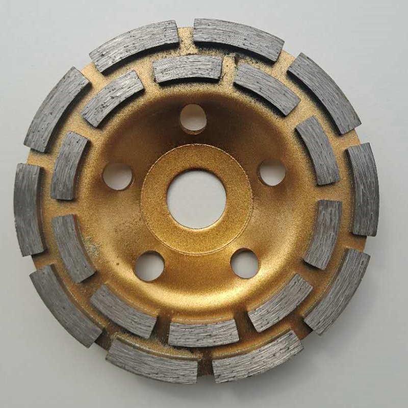 Diamond Grinding Disc for Angle Grinder - Ideal for Marble, Concrete, Stone Floors - Cup Wheel for Dry Grinding