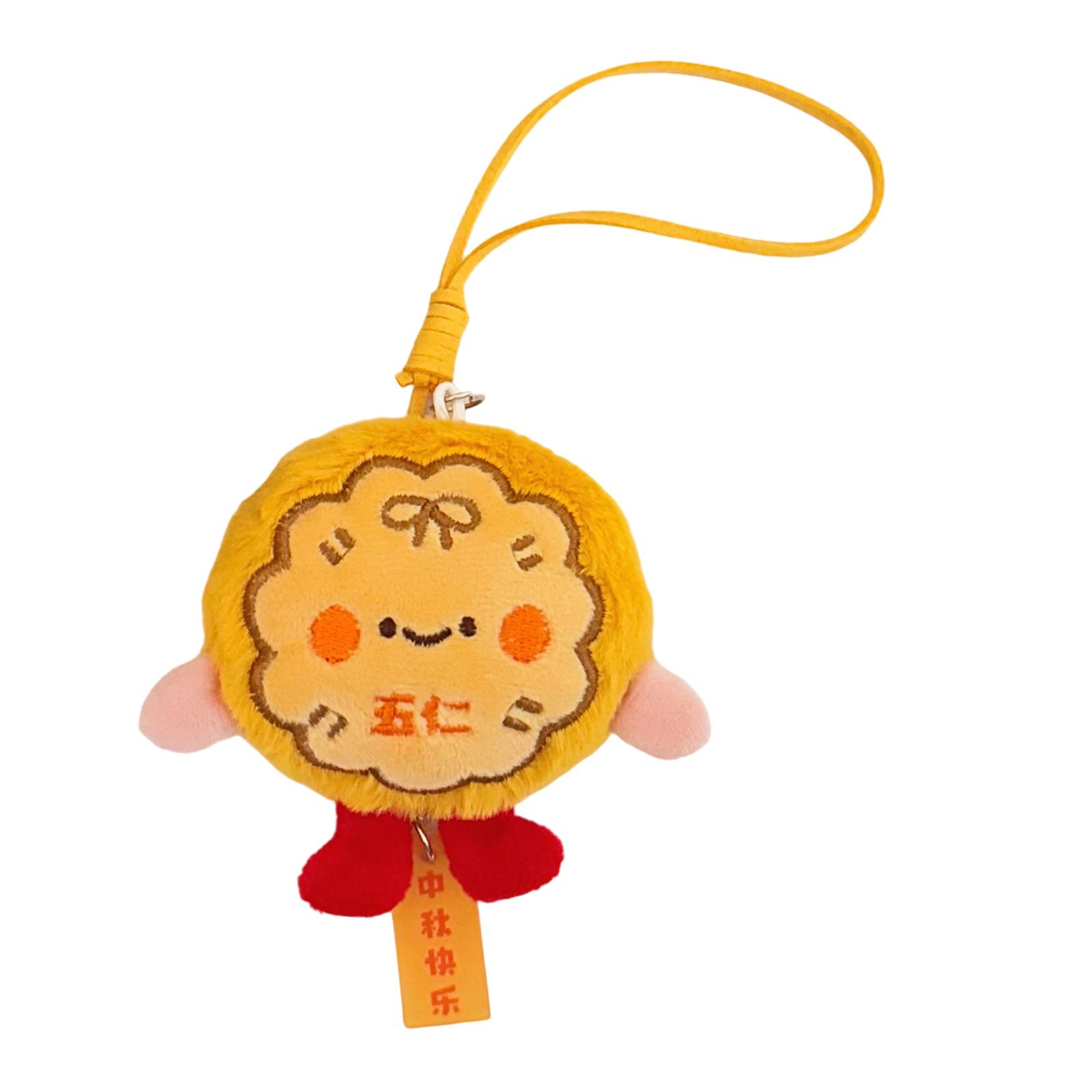 

Soft Plush Keychain With Cute Festival Designs Bag Charm Safe Decoration for Everyday Use
