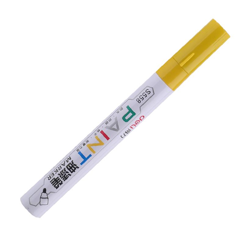 12pcs Waterproof Colorful Set Fine Twin Tip Permanent Marker Pen Oily Pens hot