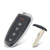 KEYYOU 1Pcs Car Remote Key Shell For Ford Explorer Edge Flex C-max Taurus Smart Auto keyless Case Replacement HU101 FO38 Blade