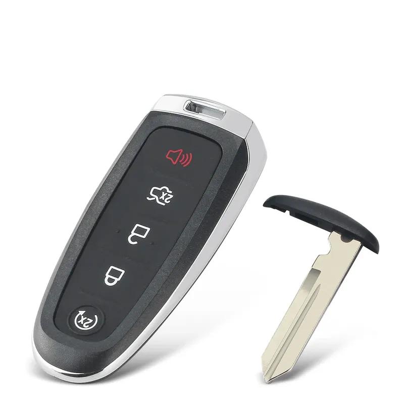 KEYYOU 1Pcs Car Remote Key Shell For Ford Explorer Edge Flex C-max Taurus Smart Auto keyless Case Replacement HU101 FO38 Blade